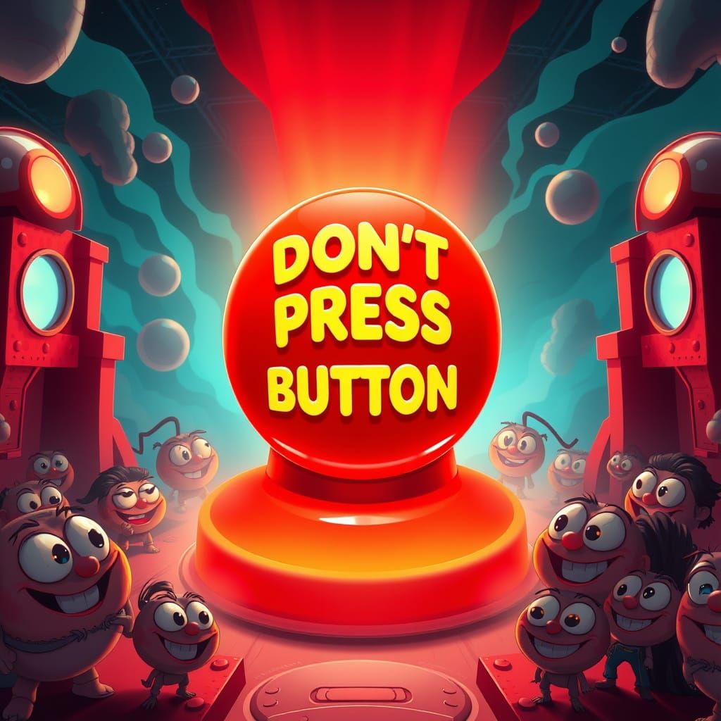 Whimsical Warning: A Futuristic Enigma