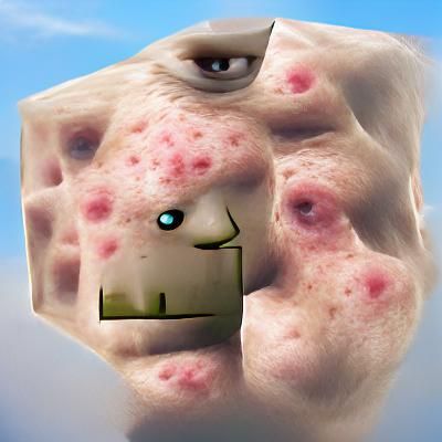 Pimple Golem Generated by AI