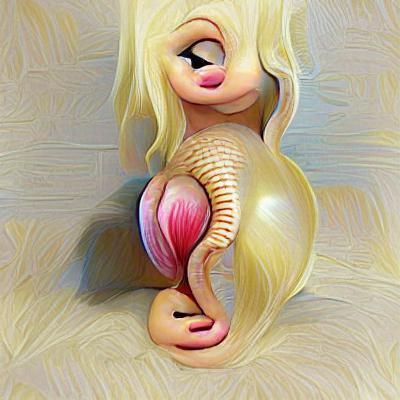 AI Generated Bimbofication Concept