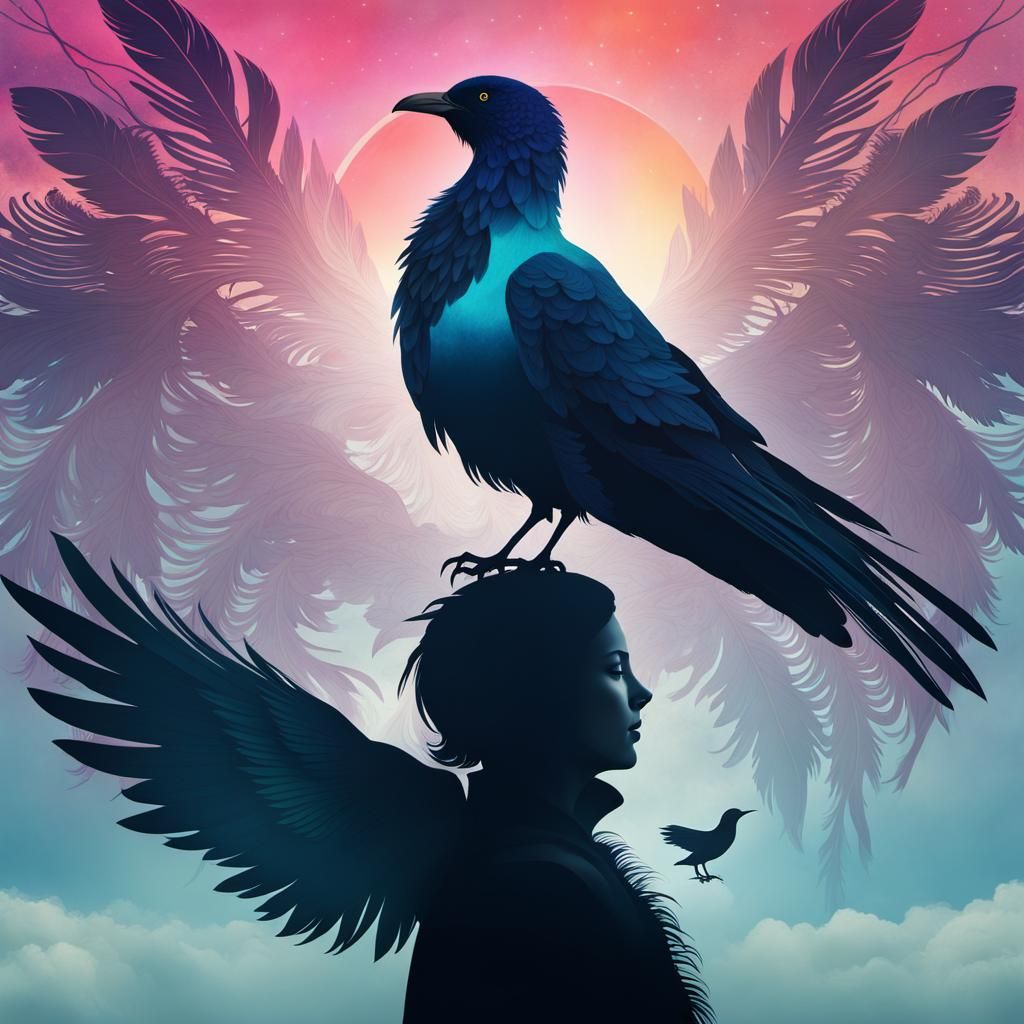 Surreal Hope: Maximalist Line Art Masterpiece