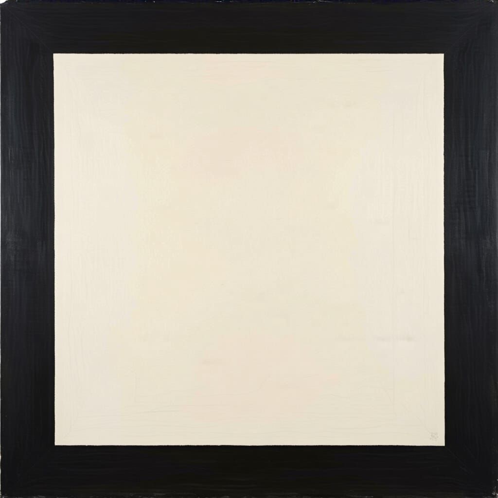 Grimdark Abstract Painting in Minimalist Style