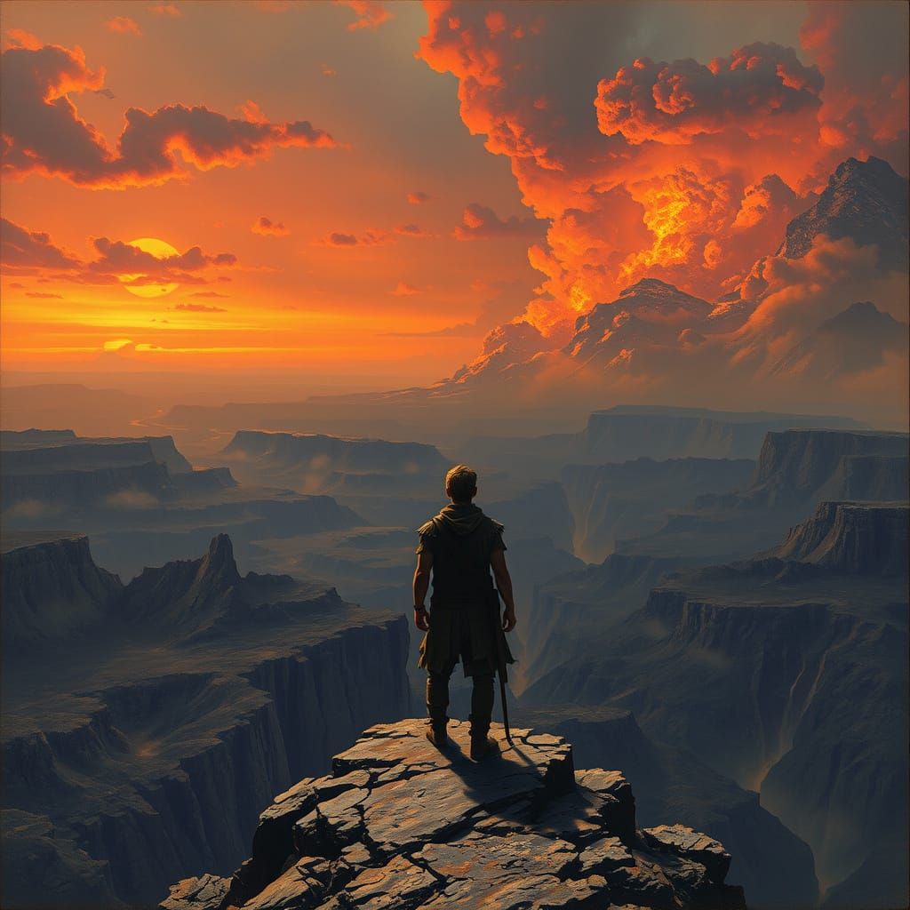 Dying Earth: Dramatic Landscape Painting