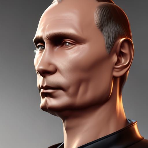 Detailed Portrait with Dynamic Lighting in Art Nouveau Style