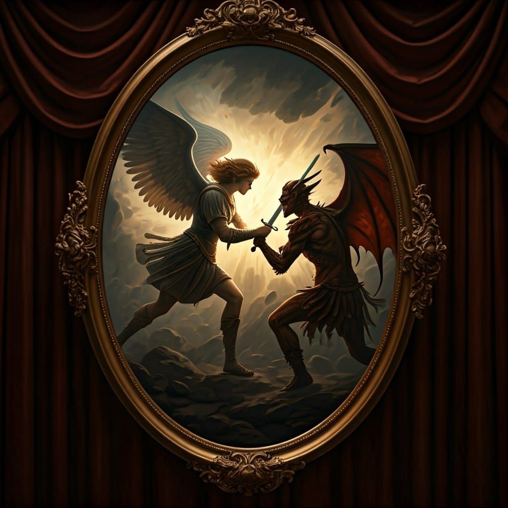 Epic Angel vs Demon Inner Battle