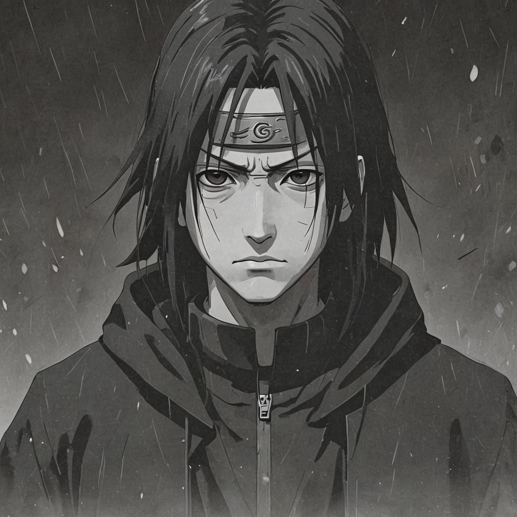 Dark and Moody Uchiha Itachi Portrait
