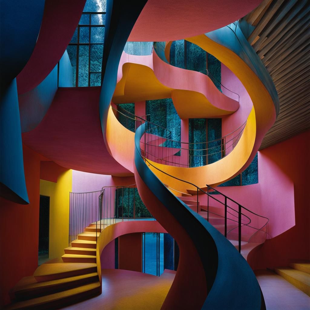 Luis Barragan Inspired House Interior