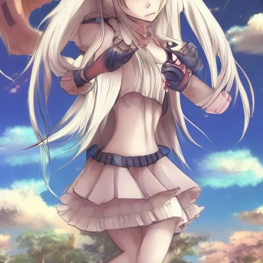 Coconut in Anime Key Visual Style