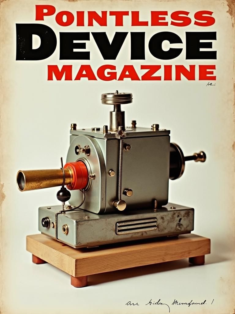 Pointless Device Magazine: Retro-Futuristic Gadget in Saul B...
