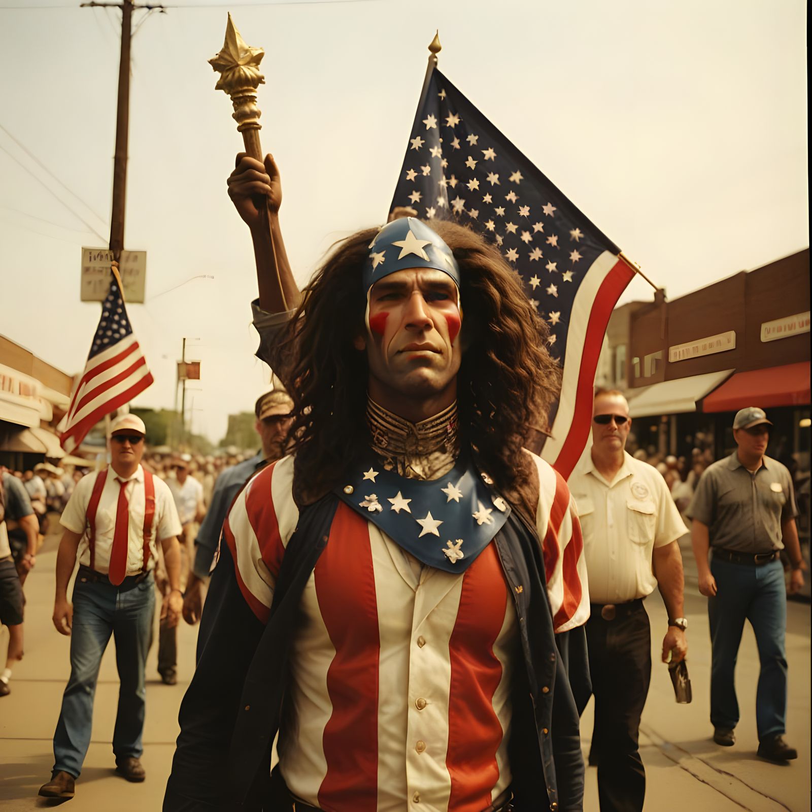 Freaks of Society in Cyberpunk Landscape