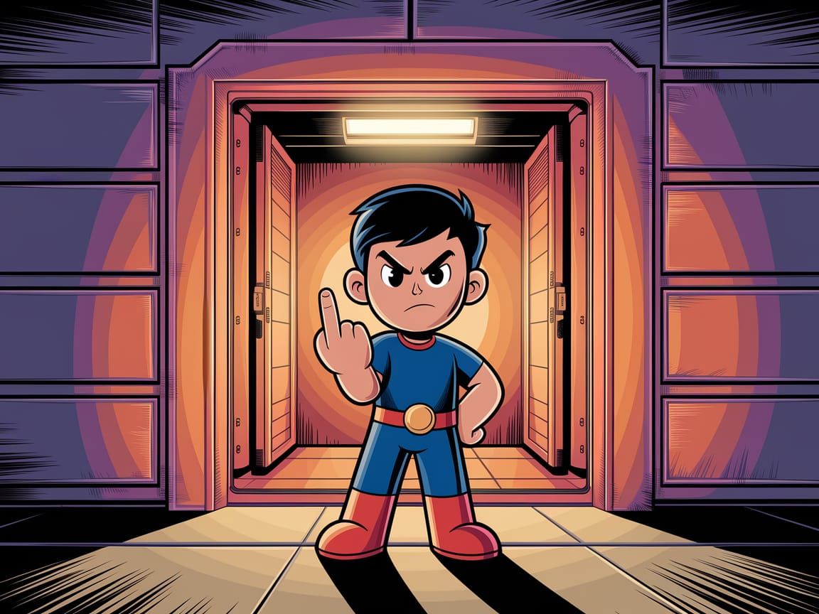 Defiant Vault Boy Radiates Confidence