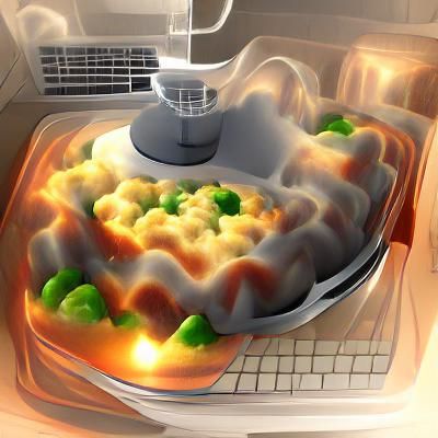 Microwave Casserole in Heavenly Light