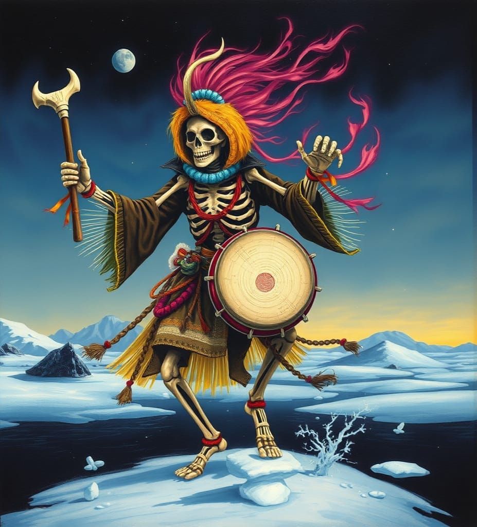 Ahkiyyini: Inuit Skeleton Spirit of Alaska