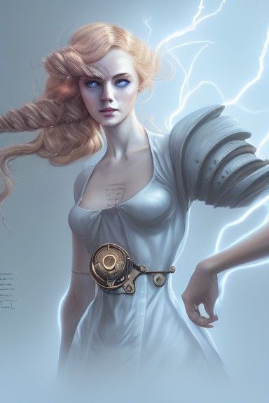 Archmage Gerda Äagesdotter in Steampunk Style