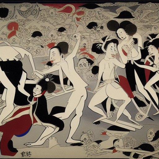 War Scene in Style of James Gurney Oil Painting