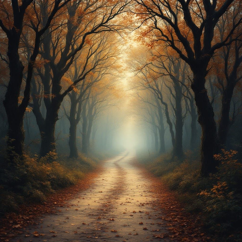 Ethereal Woodland Path Unveiled