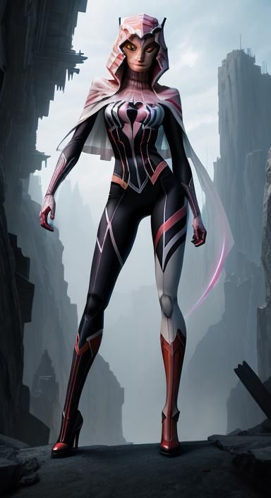Ahsoka Tano as Spider Gwen