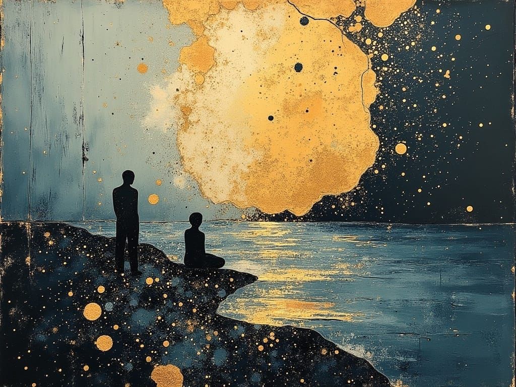 Ethereal Mermaid Goddess in a Dreamy Oceanic Landscape