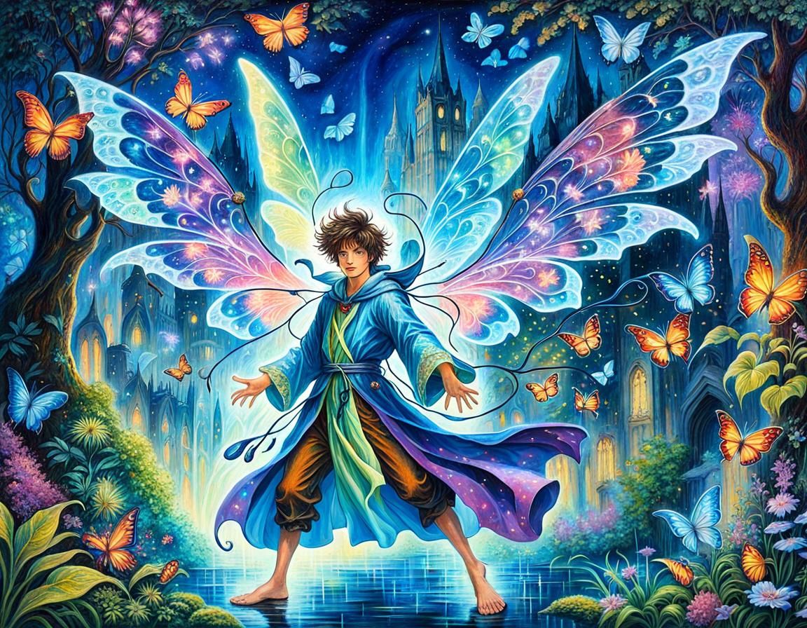 Epic Medieval Fantasy Adventure in Iridescent Colors