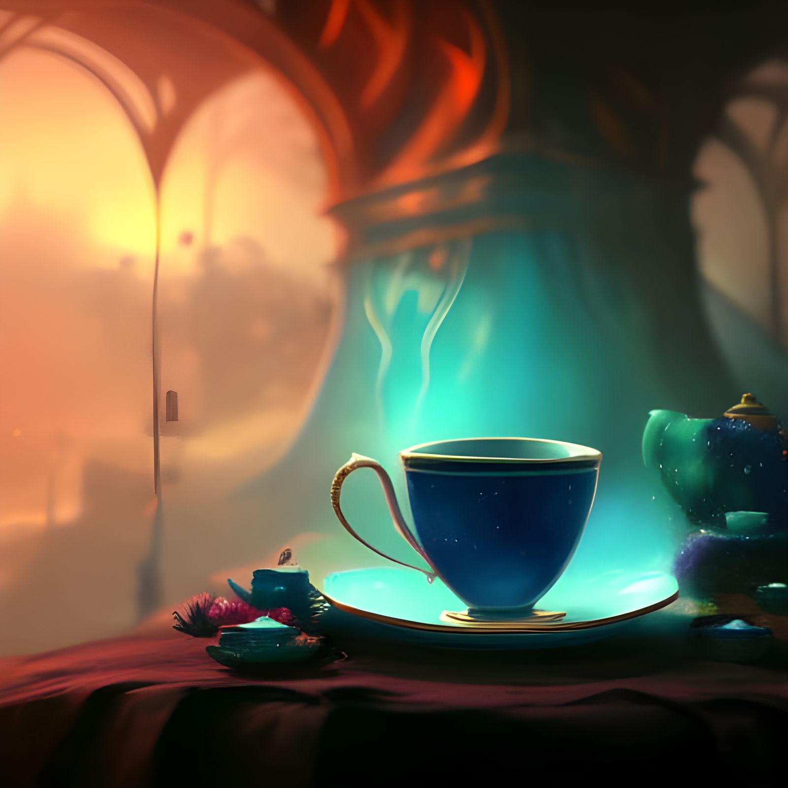 Magical Universe Portal Inside a Teacup