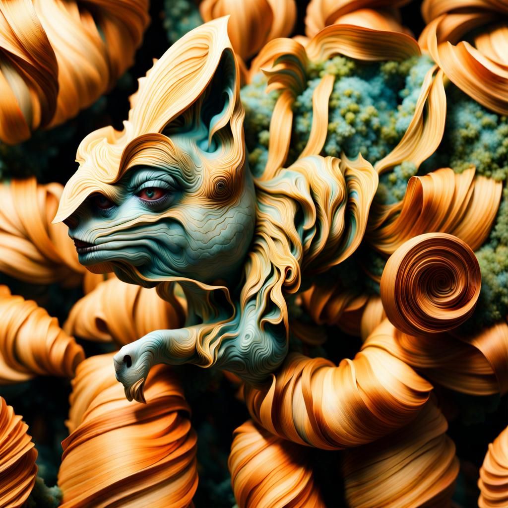 Magical Surrealism with Ethereal Particles