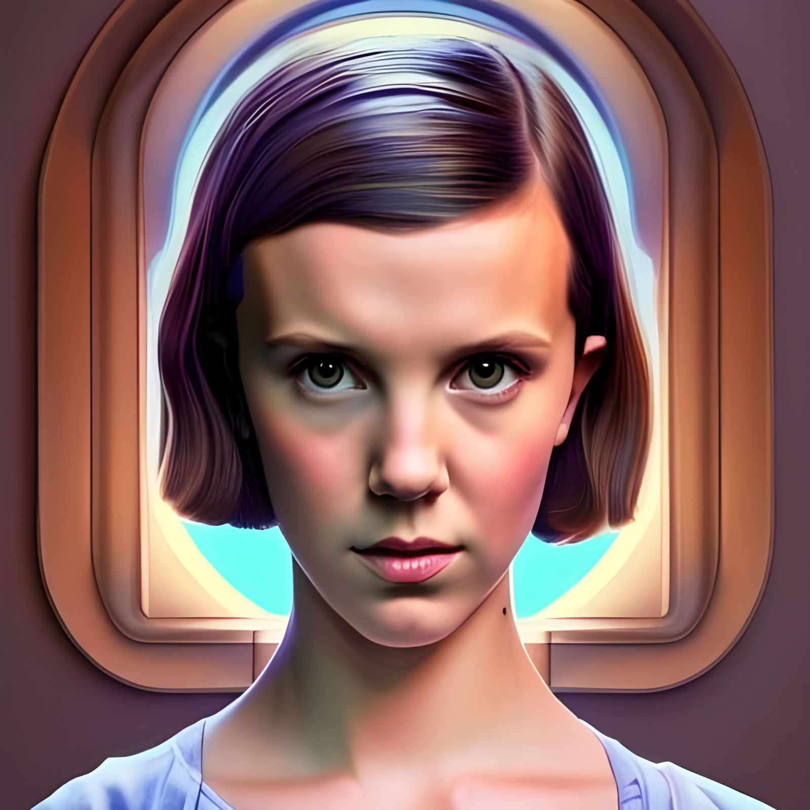 Millie Bobby Brown and Matt Smith: 3D Digital Art
