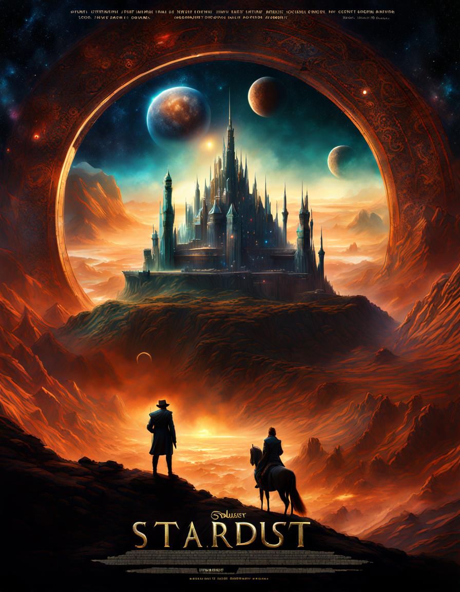 Fantastical Stardust Movie Poster in Detailed Matte Painting