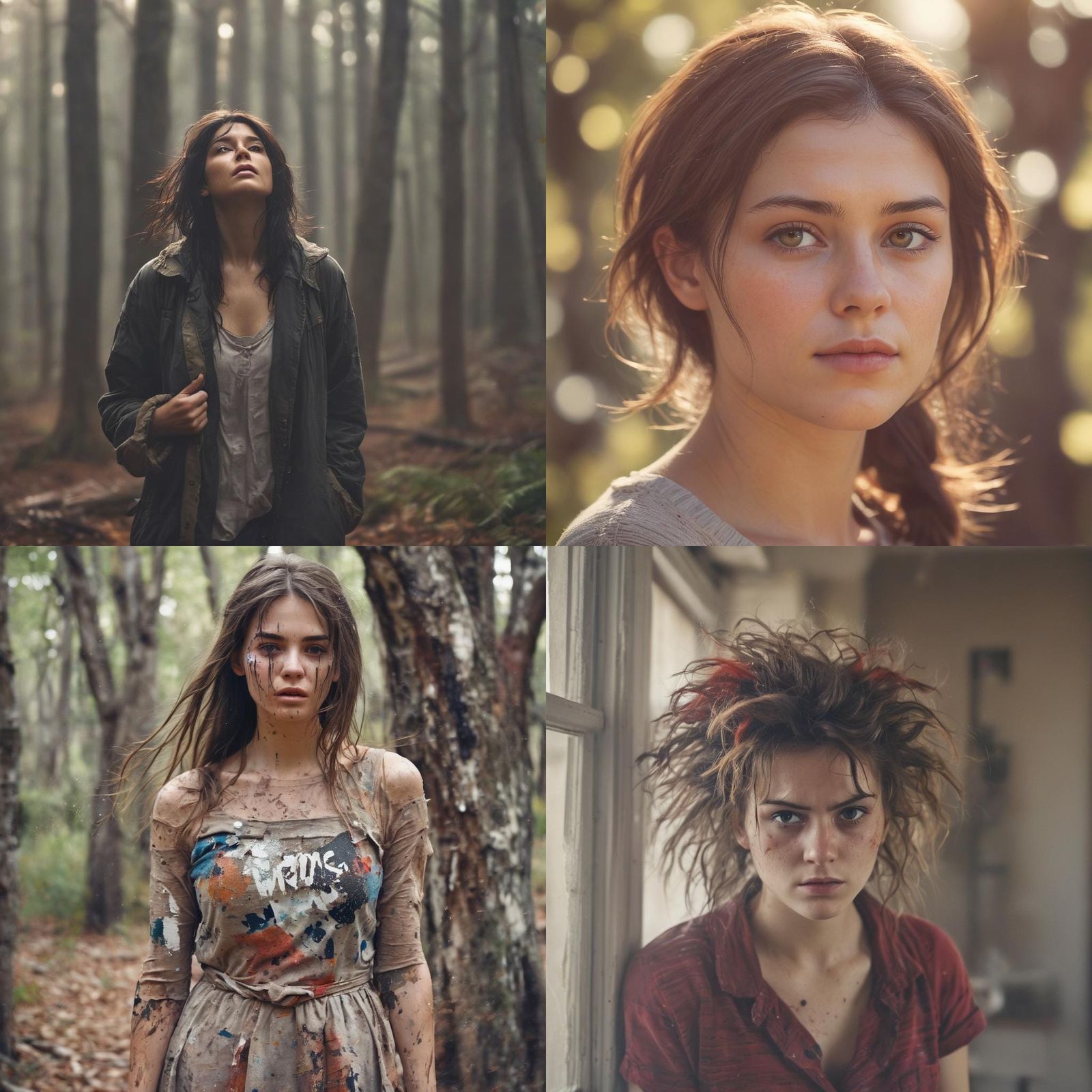 Novel Cover: Borderline Personality Disorder, Female Portrai...