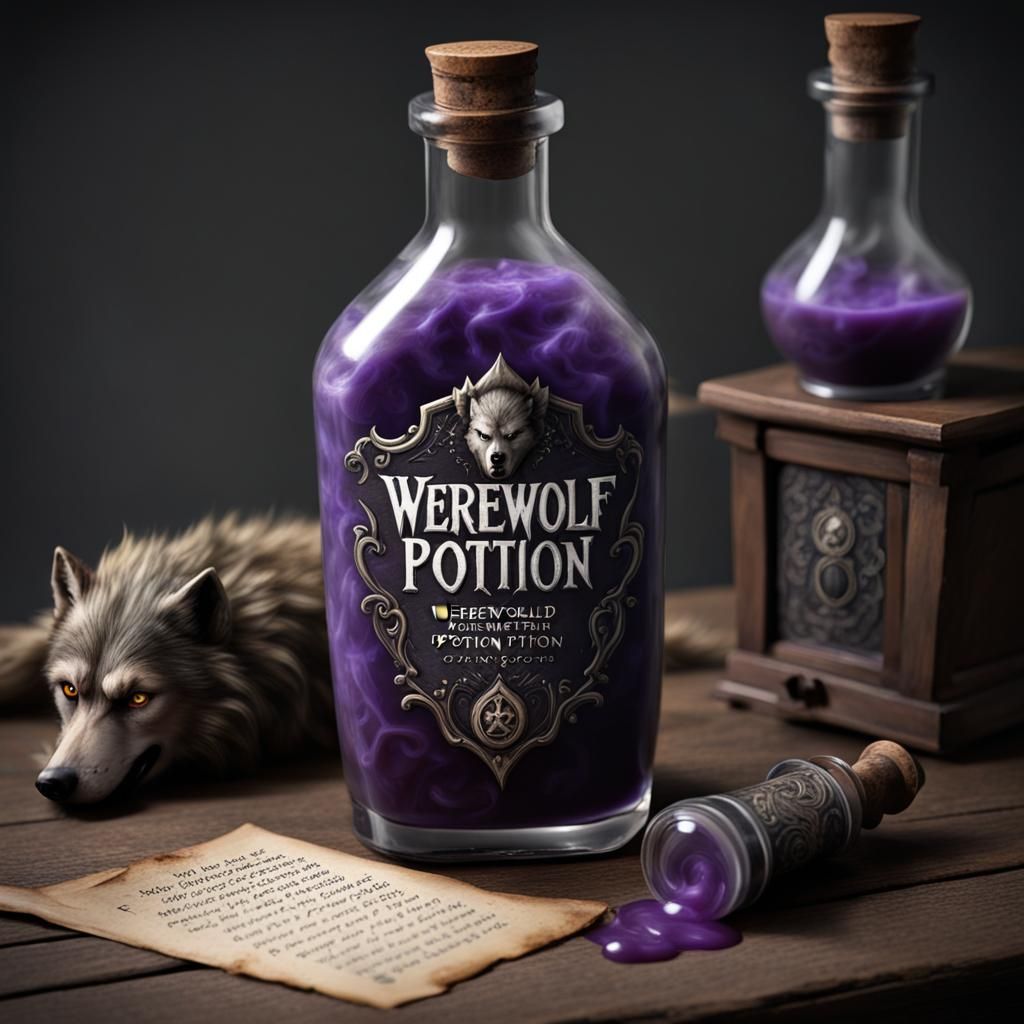 Detailed Werewolf Potion for Transformation