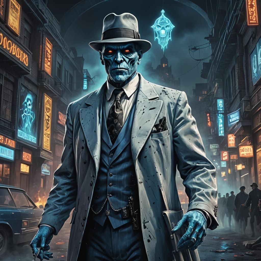 Ghost Mobster Movie Poster: The Gabaghoul