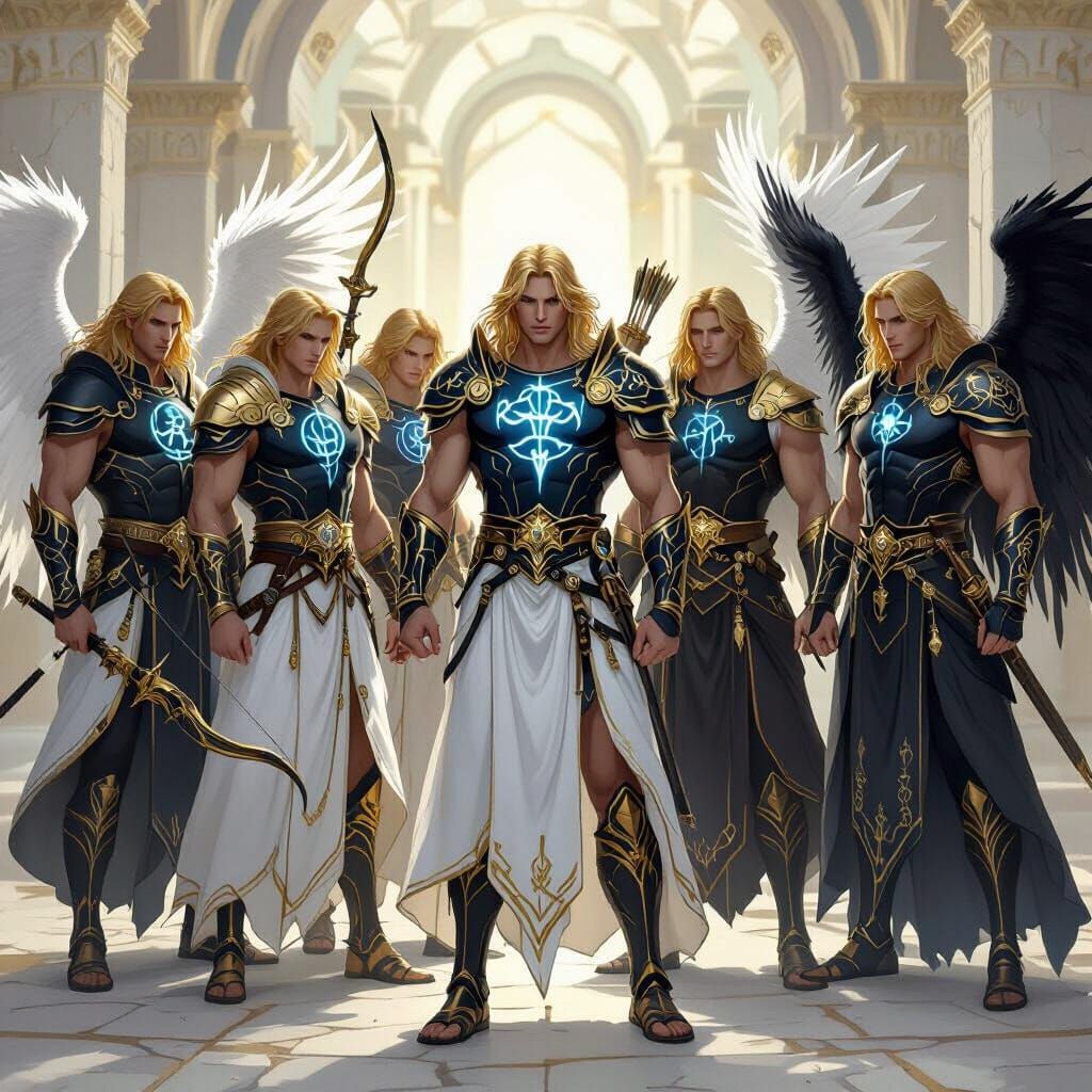 Warrior Angels Descend into Fiery Battle