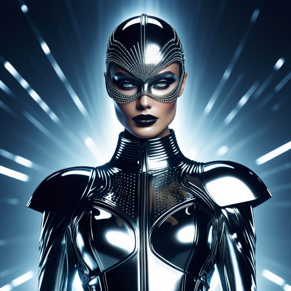 Cosmic Couture Figure in Glossy Latex and PVC