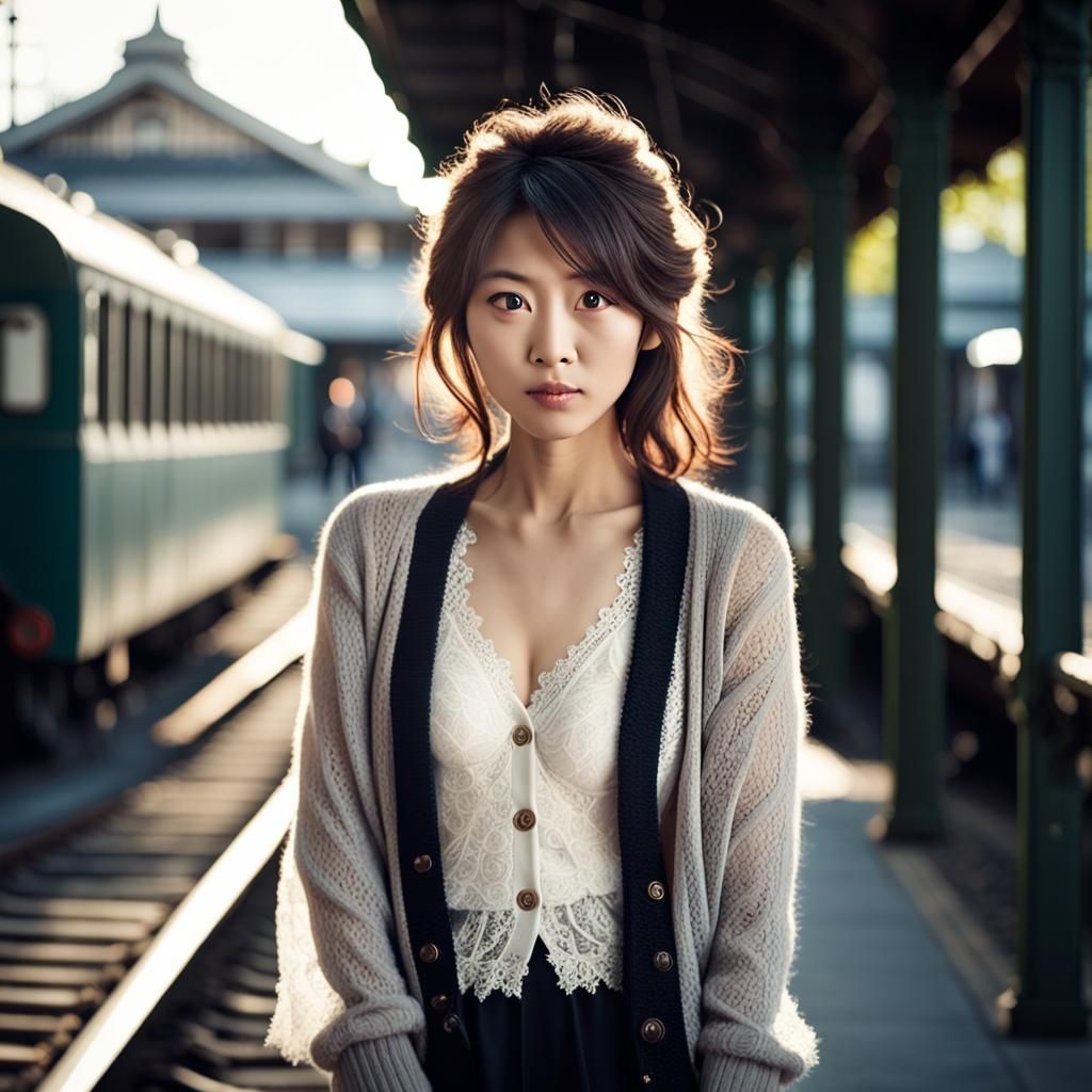 A beautiful Japanese woman