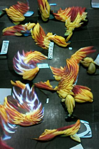 Majestic Phoenix in Flight: Digital Art