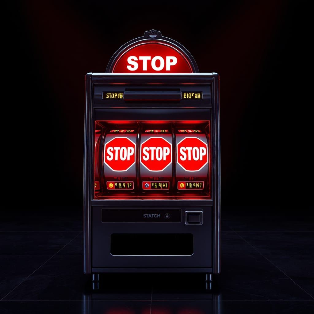 Stop Sign Slot Machine in High Definition