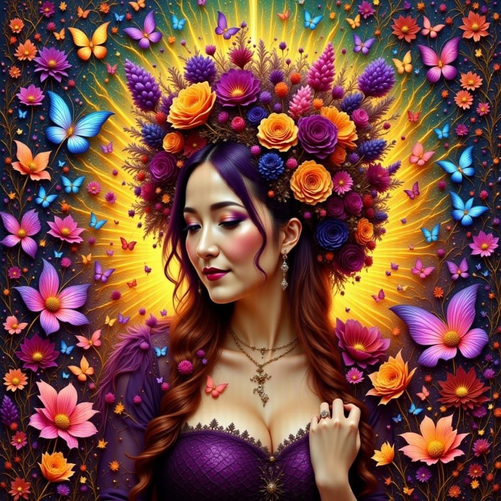 Radiant Mischief: A Bioluminescent Delight