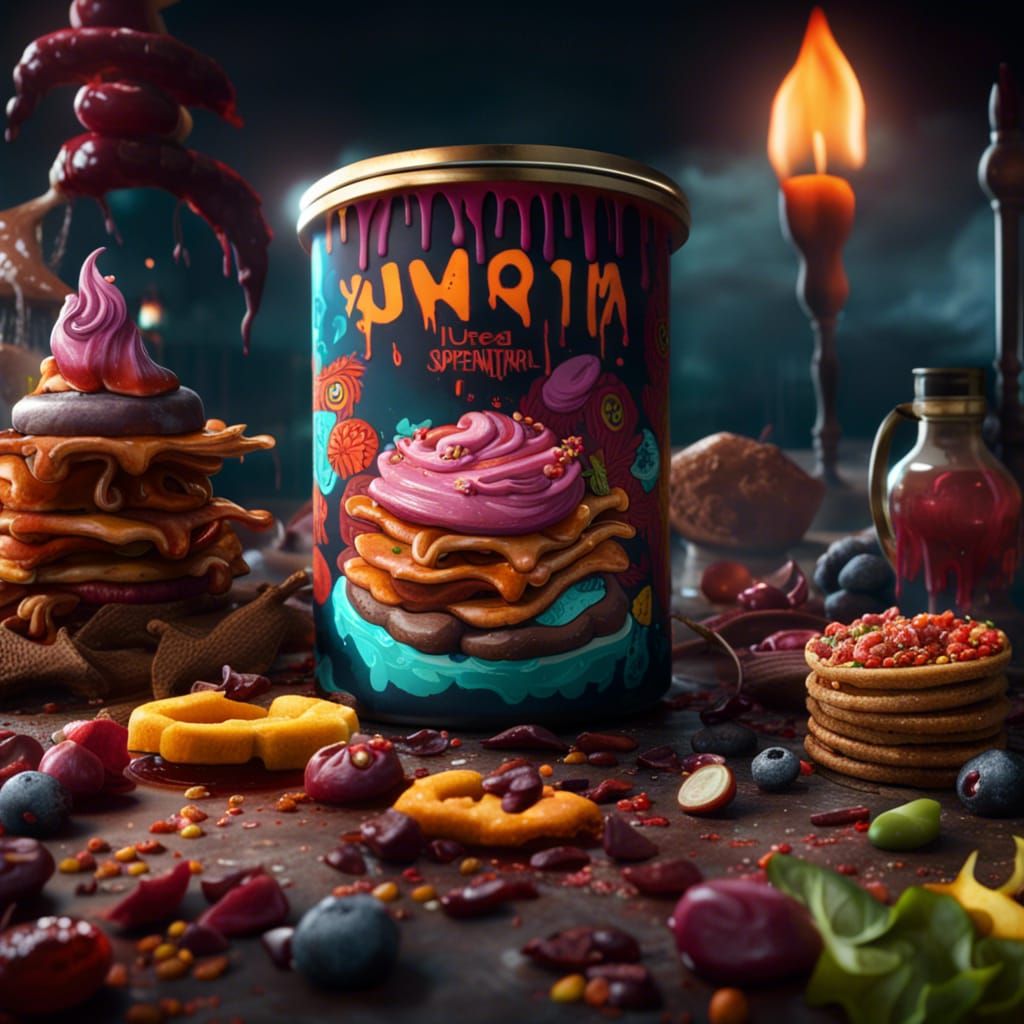 Screaming Supernatural Snacks: Detailed Matte Painting