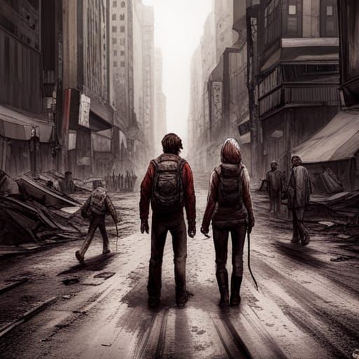 Apocalyptic Steampunk Zombies in Toxic Wasteland