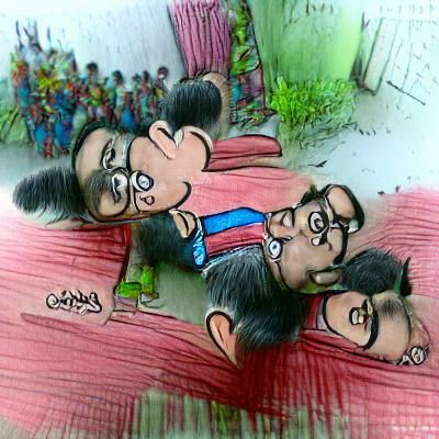 Cartoon Style Image Generated by AI