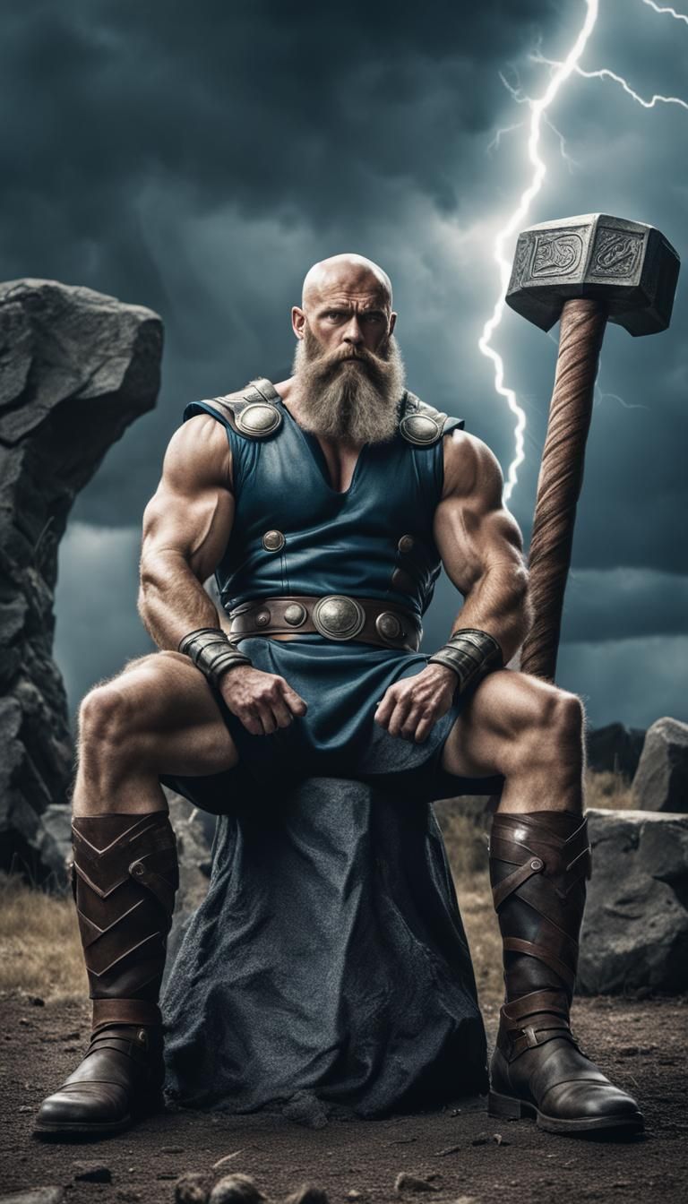 Thor's Hammer: A Cinematic, Epic Depiction of the Slavic God