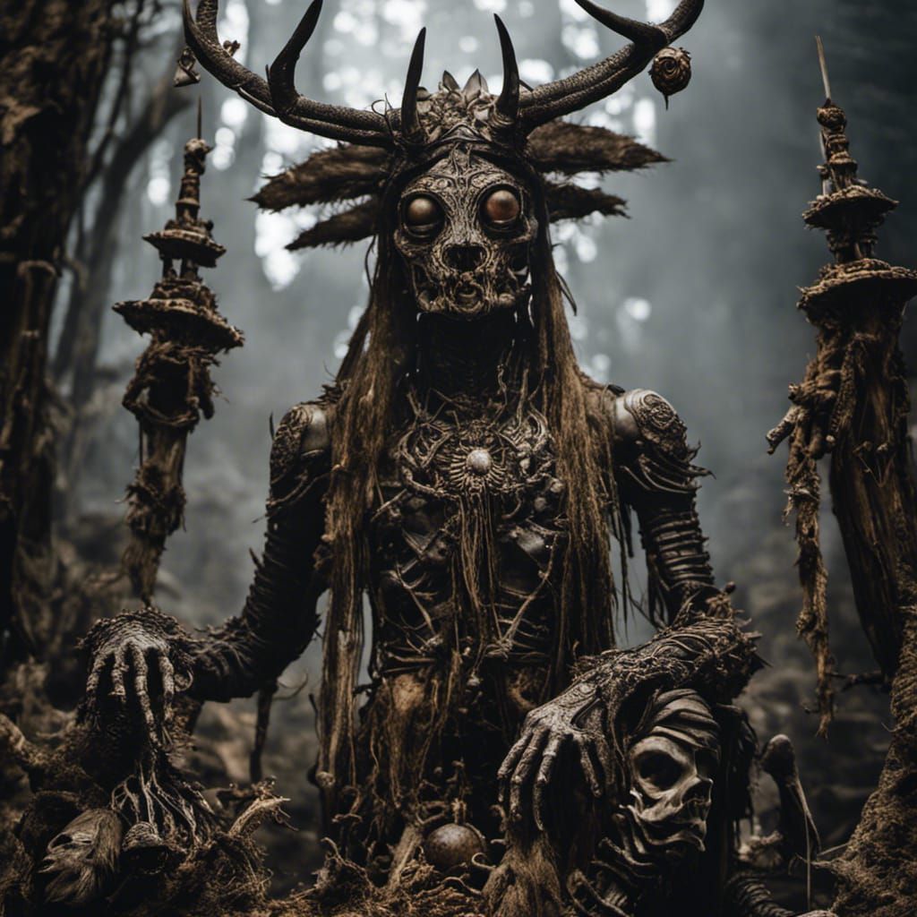 Wendigo Monster in Post-Apocalyptic Wonderland