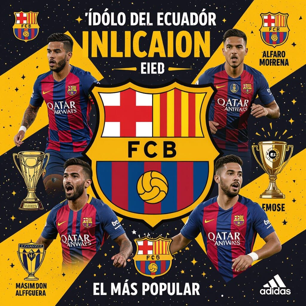 Barcelona Sporting Club Fan Art Collage