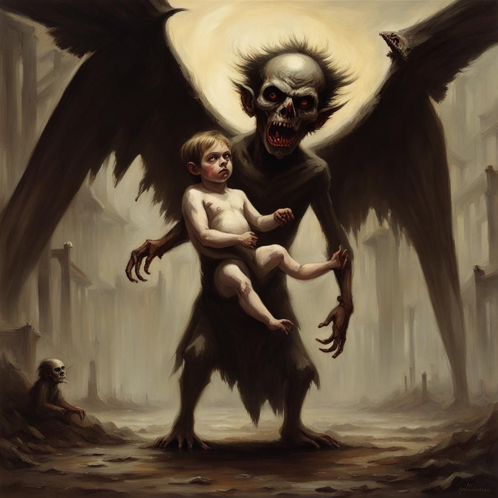Sinister Pazuzu Possessing a Youngling