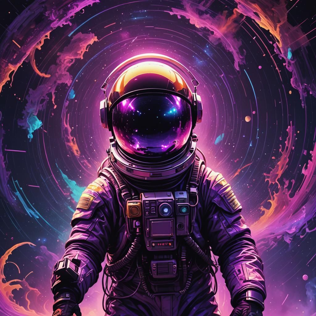 Cosmic Soundwave Emanation from Astronaut Helmet