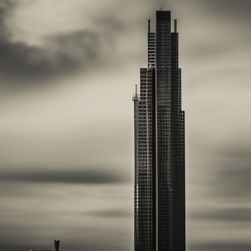 Skyscraper in Professional Photography Style