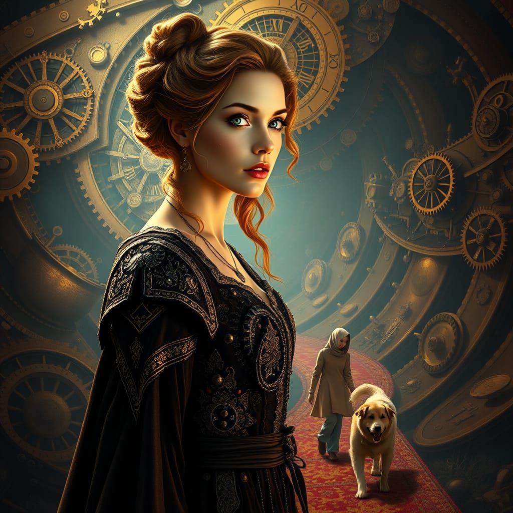 Clockwork Planet Sorceress in Rembrandt Lighting