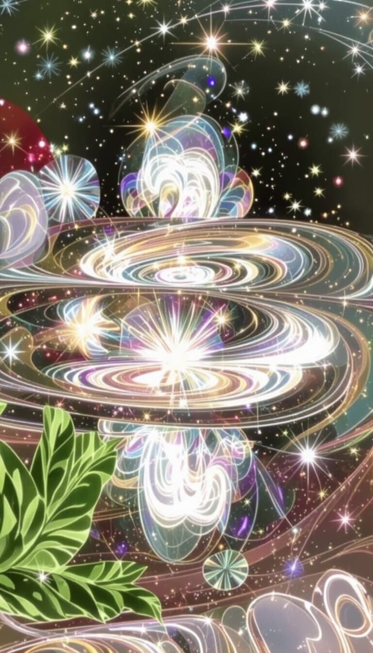 Abstract Cosmic Explosion of Light and Energy