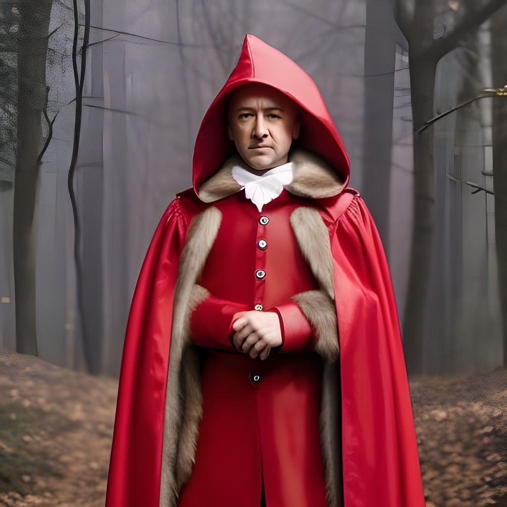 Kevin Spacey Cosplay: Red Riding Hood Halloween