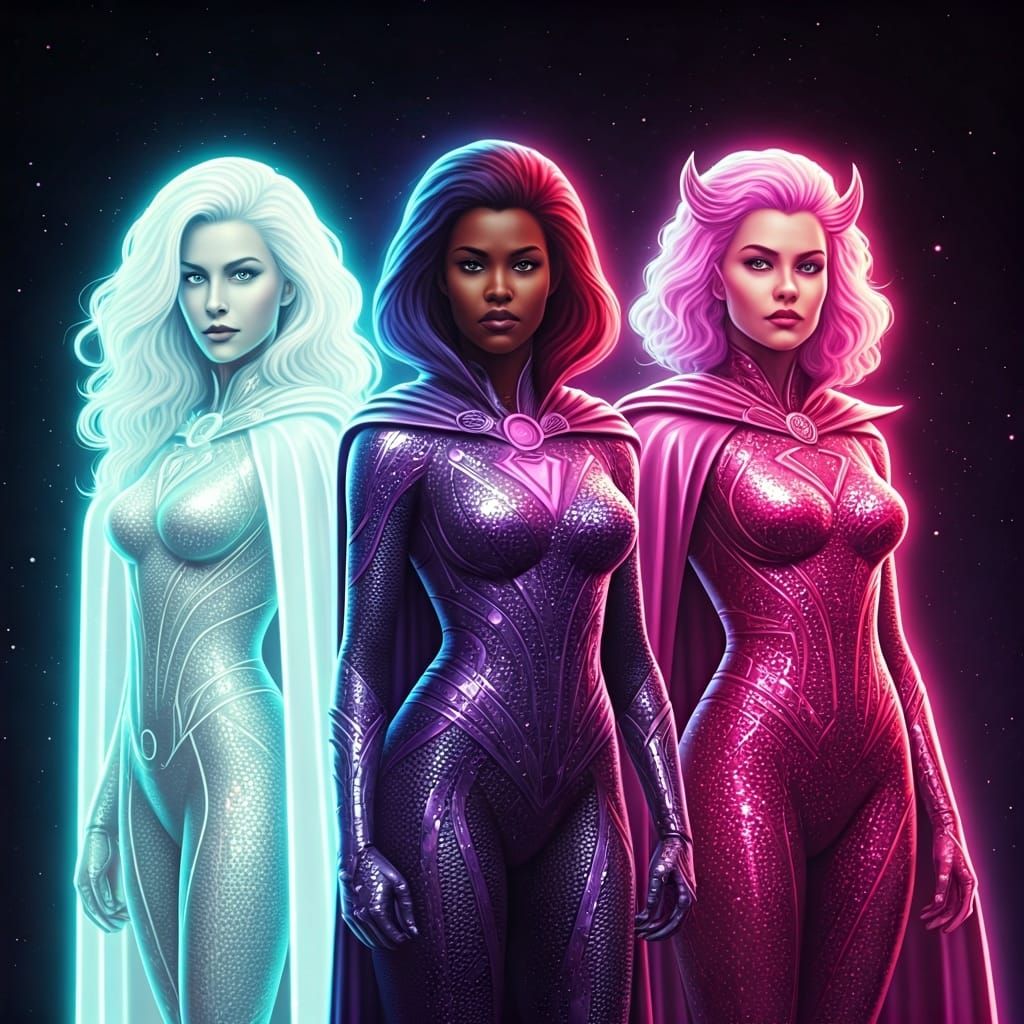 Multiverse Women Unite in Psychedelic Comic Art