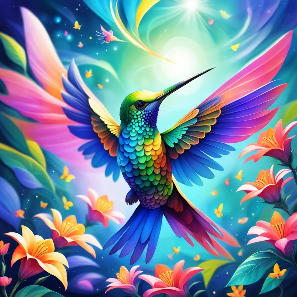 Fantasy Hummingbird Image