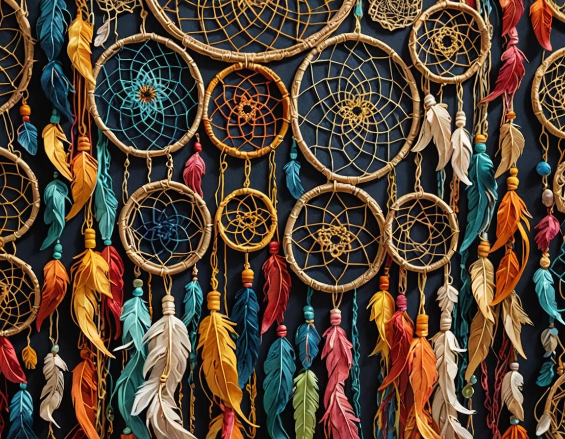 Vibrant Textile Art: Macrame and Dreamcatchers